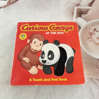 Board Book Curious George at the zoo มือสอง