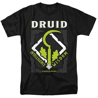 [S-5XL] เสื้อยืด พิมพ์ลาย Dungeons And Dragons Druide Erwachsene Kurzarm สําหรับผู้ชาย 365242