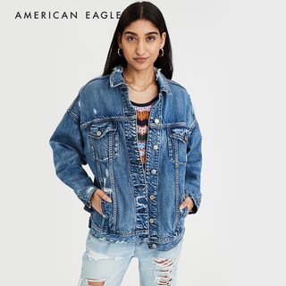 สินค้า American Eagle Boyfriend Denim Jacket เสื้อ แจ็คเก็ต ผู้หญิง ยีนส์ ทรงบอยเฟรนด์( WJA 038-2821-936)