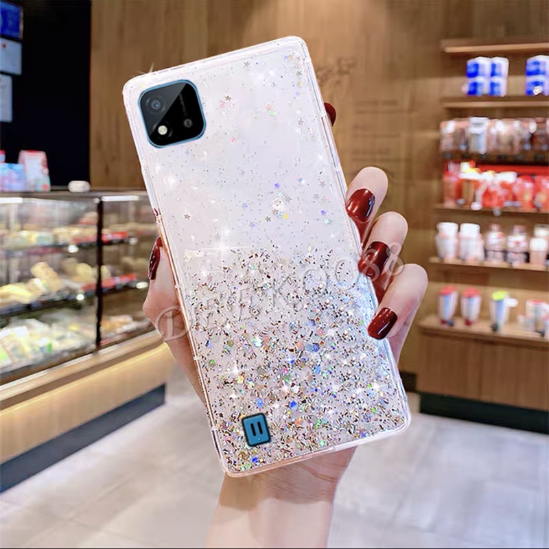 เคสโทรศัพท์-realme-c11-2021-phone-case-soft-silicone-glitter-gel-transparent-clear-slim-casing-เคส-realmec11-2021-covers