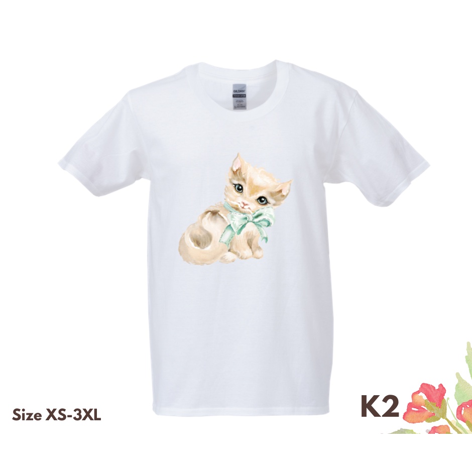 เสื้อยืดลายแมวน้อยน่ารัก-ไซส์-xs-3xl-คอลเลคชั่นแมวน้อย-เสื้อยืดคนรักน้องแมว-เสื้อยืดcotton-100-เกรดพรีเมี่ยม-เสื้อยืดอิ