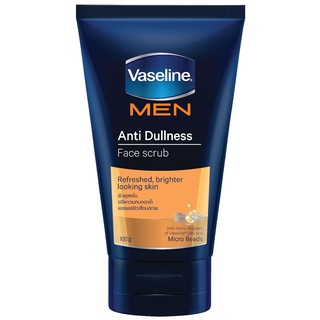 Vaseline Men Anti Dullness Scrub Face Wash 100g.วาสลีน เมน โฟมล้างหน้าสครับ สูตรแอนตี้ดัลเนส ขนาด 100 กรัม
