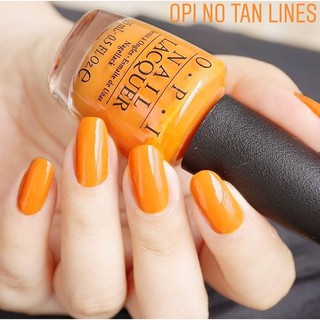 พร้อมส่ง OPI - No Tan Lines ยาทาเล็บสีส้มสดใสรับซัมเมอร์ แท้ 💯%
