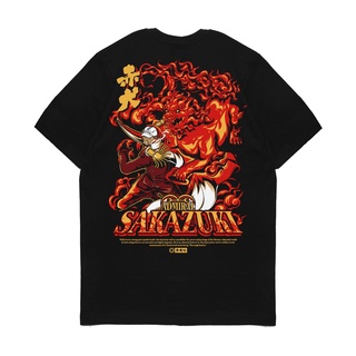 เสื้อยืดผู้ชาย เสื้อยืด ลายการ์ตูนอนิเมะ One Piece SAKAZUKI AKAINU S-5XL