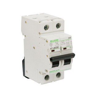 เบรกเกอร์ เบรกเกอร์ HACO H7-40/2C 40A 2P เบรกเกอร์และตู้ไฟ งานระบบไฟฟ้า CIRCUIT BREAKER HACO H7-40/2C 40A 2P