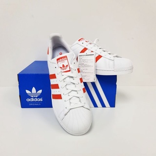 Adidas Originals Superstar G27807 White Orange (UK)-9.5