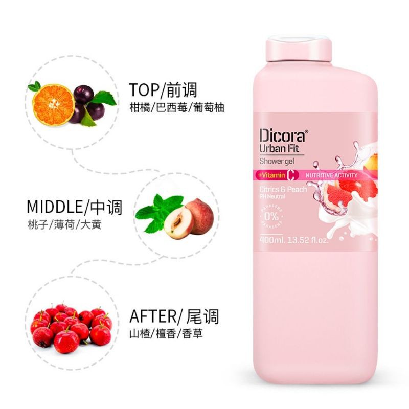 dicora-ขนาด750ml-ครีมอาบน้ำทำความสะอาด-ผิวน่าสัมผัส-น่าอยู่ใกล้-และกลิ่นหอมติดทนนาน-มี7กลิ่นให้เลือก