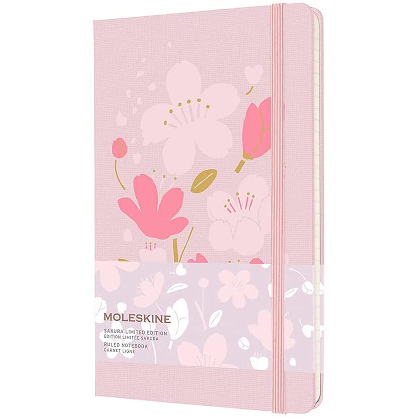 สมุดโน๊ต MOLESKINE LIMITED EDITION NOTEBOOK SAKURA ขนาด LARGE แบบมีเส้น