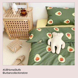 Bedding Set Avocado Lover ชุดผ้าปูที่นอนปักลายเล็ก ผ้าปู ผ้าปูที่นอน
