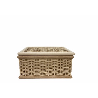 ตะกร้าไม้สานมูจิ ขนาด 26x18.5x2 Muji ฝาปิดตระกร้ามูจิ