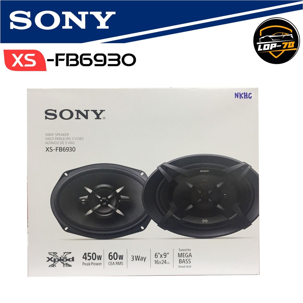 ลำโพงติดรถยนต์-sony-xs-fb6930-ลำโพงขนาด-6x9-เสียงดี-ของแท้100