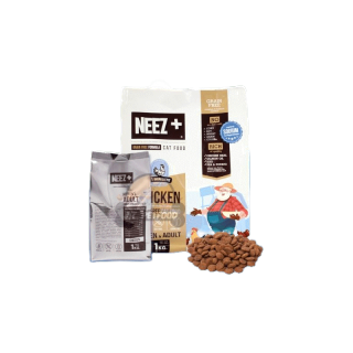 [1 กิโลกรัม] Neez+ (นีซพลัส) อาหารแมว [ถุงแบ่งจากกระสอบใหญ่]