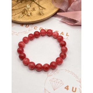 4u Crystal-U385 High Goods Red Rose Rhodonite (Woman Conditioning, Love Luck ++) - หินโรโดไนท์ สําหรับผู้หญิง