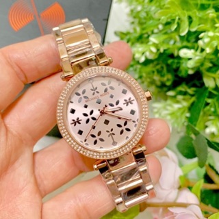 นาฬิกา🌸Michael Kors🌸 Womens Mini Parker Rose Gold-Tone Watch🌼#MK6470