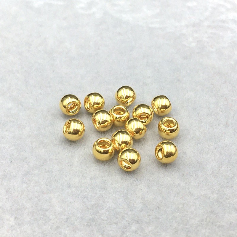 ภาพหน้าปกสินค้าพรชีวิต : เม็ดทองคำแท้ 3 มิล รูร้อย 1 มิล ทองคำแท้ 99.99  ฮ่องกง/มีใบรับประกัน จากร้าน pornchaiyee บน Shopee