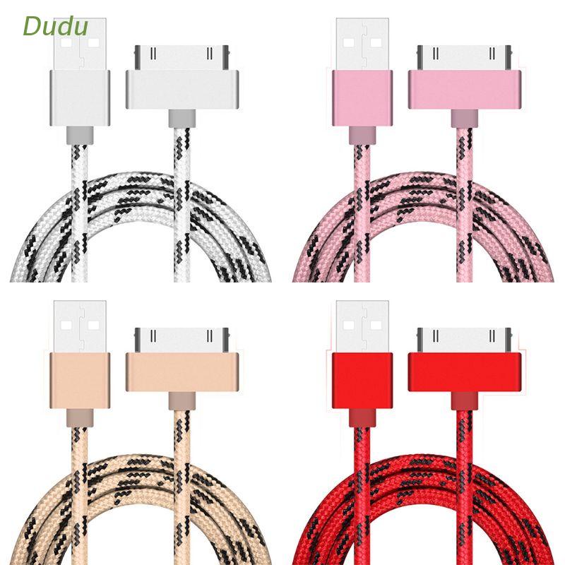 dudu-สายชาร์จซิงค์ข้อมูล-30pin-usb-ยาว-1-เมตรสําหรับ-iphone-3g-4-4s-ipad-2-3-4-ipod