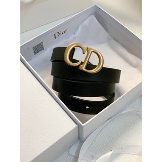 เข็มขัดหนังแบรนด์ DIOR 2 Cm.