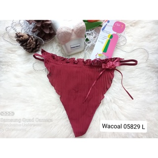 Wacoal (วาโก้) Size M,L,LL,EL ชุดชั้นใน/กางเกงชั้นในทรงจีสตริง(G-string) 05829