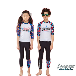 ภาพหน้าปกสินค้าชุดว่ายน้ำเด็กหญิง พื้นขาวลายดอก  รหัส234 ซึ่งคุณอาจชอบราคาและรีวิวของสินค้านี้