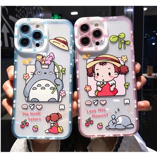 เคสโทรศัพท์มือถือแบบนิ่ม ใส ลายการ์ตูนโตโตโร่น่ารัก สําหรับ OPPO A15 A15S A3S A12E A5S A7 A12 F9 F11 A9 A5 2020 A53 A33 A31 A77 A57 2022 A16 A92 A52 A54 A74 5G A1K A94 A95 A93 A16K A76 A96 4G