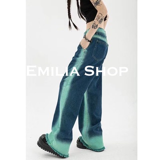 EMILIA SHOP กางเกงขายาว กางเกงเอวสูง กางเกงขายาวผู้หญิง 2022 ใหม่ ES220072