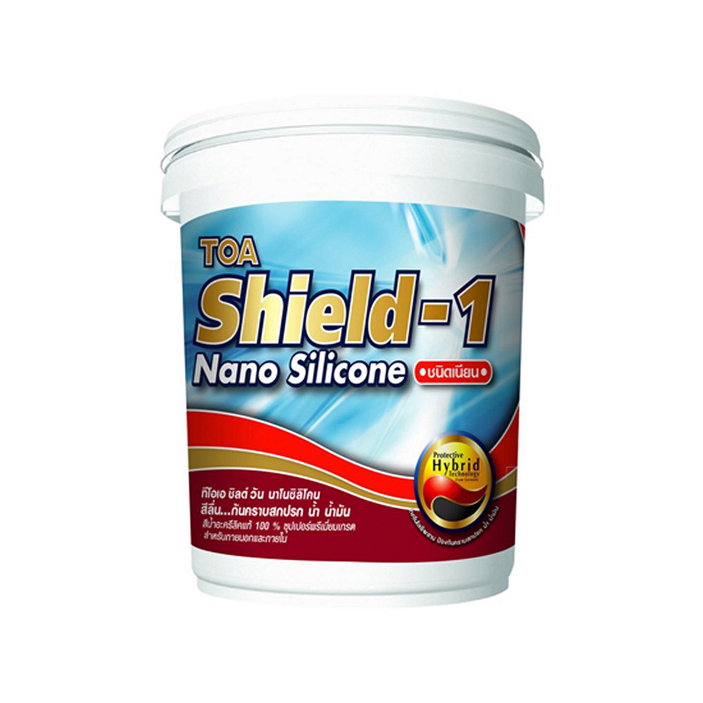 สีน้ำทาภายนอก TOA SHIELD-1 NANO BASE C เนียน 1 แกลลอน | Shopee Thailand