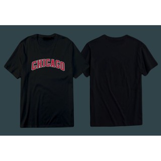 T-Shirtเสื้อยืด พิมพ์ลาย Mitchell &amp; NESS X CHICAGO BULLS 93 สีแดง พรีเมี่ยม S-5XL
