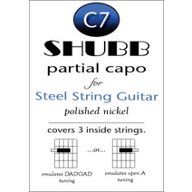 คาโป้-shubb-c7-3-string-partial-capo-for-steel-string-guitar-รุ่นพิเศษ-ทาบ-3-สาย