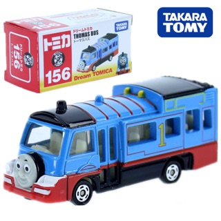 แท้ 100% จากญี่ปุ่น โมเดล รถบัส โทมัสแอนด์เฟรนด์ Takara Tomy Thomas &amp; Friends Tomica Motors 156 Thomas Bus Micah