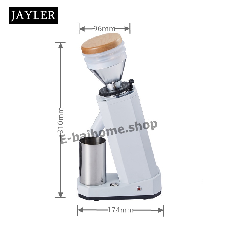 jayler-เครื่องบดเมล็ดกาแฟ-ปั้มยางไล่ผงกาแฟ-ไม่มีผงกาแฟตกค้างบดกาแฟมีประสิทธิภาพมากขึ้น-เครื่องบดกาแฟอัตโนมัติ