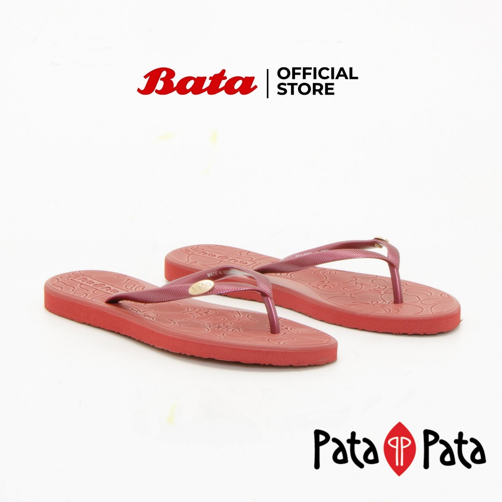 bata-patapata-girls-thong-sandals-รองเท้าแตะแบบหนีบสำหรับผู้หญิง-รุ่น-vina-สีแดง-5715561