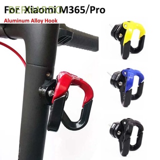 BERNARDO Practical Double Front Hook Aluminiuim Alloy Bag Claw Hook Double Hook Hanger Cycling Electric Bicycle Accessories Durable For Xiaomi M365/ M365 Pro Grip Handle Mount Scooter Parts Hanger Accessories/Multicolor