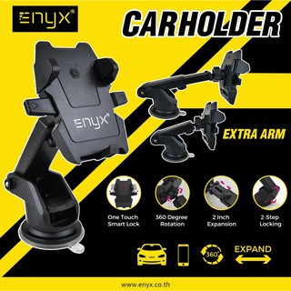 ที่ยึดมือถือในรถ Enyx Car Holder Extra Arm EH-01 สามารถยึดติดกระจกรถก็ได้หรือยึดติดคอนโซลก็ใช้ได้อย่างดี