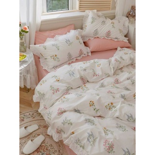 ผ้าปูที่นอน (ลาย ดอกไม้ 🌸🌱)