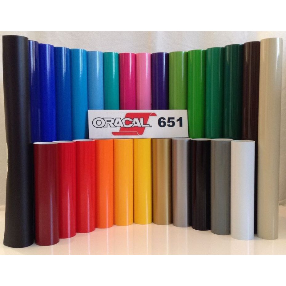 ราคาและรีวิวOracal 651 สีเงาขนาด30x30ซม.