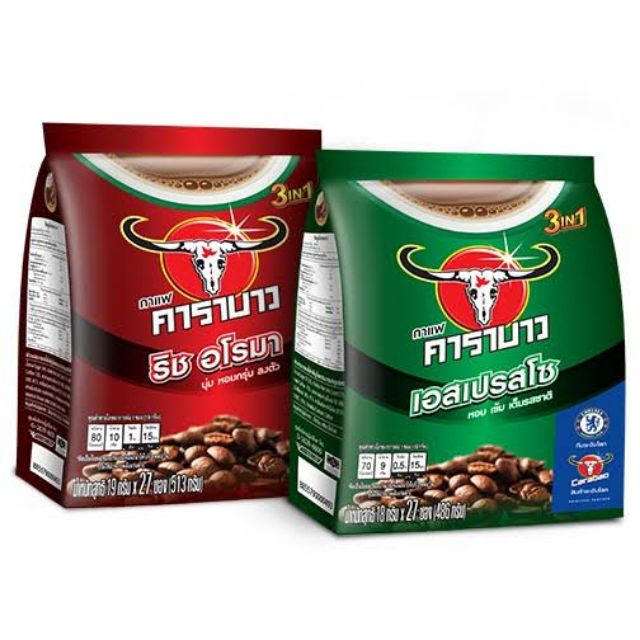 กาแฟคาราบาวแดง-3in1-570กรัม-19กรัมx27-ซอง