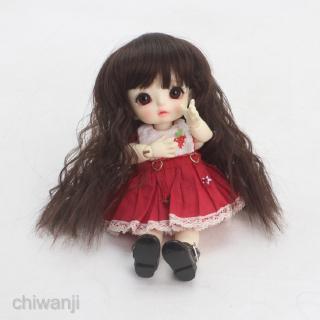 วิกผมสังเคราะห์สำหรับตุ๊กตา 1 / 8 BJD Chiwanji Doll Accessories