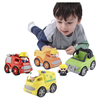 โปรโมชั่น : ❤️เงินคืน 10% Coin | ของแท้ ❤ Playgo รถดั้มพ์ รถพยาบาลมินิ รถออฟโรดมินิ รถดับเพลิง รถแทรกเตอร์ พร้อมฟิกเกอร์