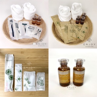 ของใช้ในโรงแรม Amenities Kit  แปรงสีฟัน หวี หมวกอาบน้ำ  cotton buds เจลอาบน้ำ แชมพู ครีมอาบน้ำ