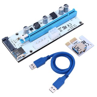 ภาพหน้าปกสินค้าRiser Card PCIe x1 To x16 USB 3.0 PCIe Riser ที่เกี่ยวข้อง