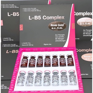 ภาพขนาดย่อของภาพหน้าปกสินค้าL-B5 Complex Roes gold (1กล่อง) จากร้าน wink.whitee1 บน Shopee