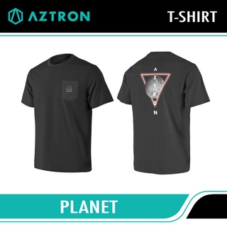 Aztron Planet เสื้อยืด เนื้อCotton 100% เบาสบาย แห้งง่ายไม่เหม็นอับ
