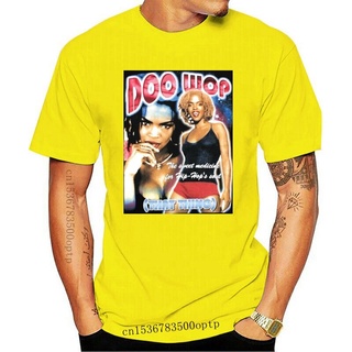 เสื้อยืดโอเวอร์ไซส์ขายดี เสื้อยืดลําลอง แขนสั้น คอกลม พิมพ์ลาย Doo Wop That Thing Black Fugees Reprint สไตล์คลาสสิก สําห
