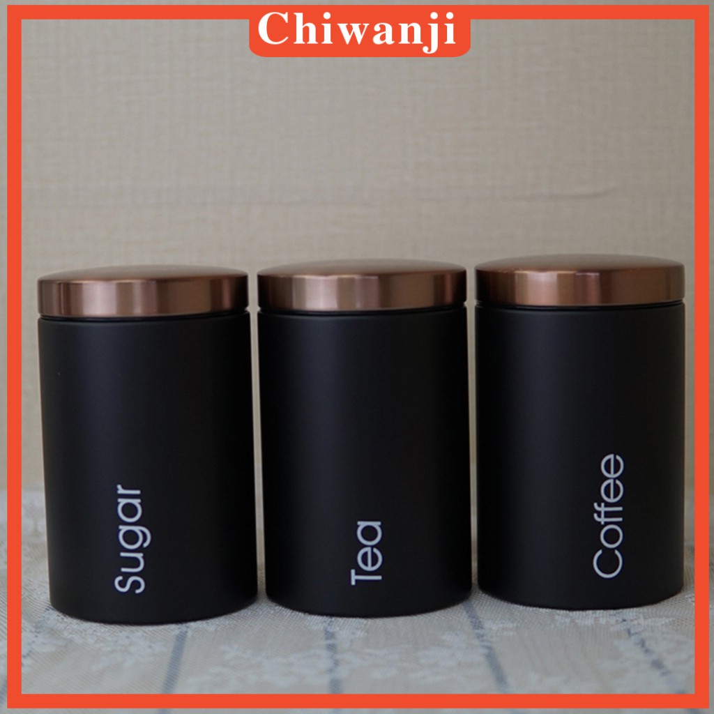 chiwanji-กระปุกเก็บชากาแฟน้ําตาล-3-ชิ้น