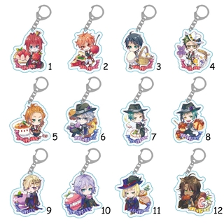 Hot Keychain Acrylic Keychains Twisted-Wonderland Figure Key Chain