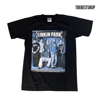 ผ้าฝ้าย 100%ROUNDเสื้อวง LINKIN PARK เสื้อวินเทจ เสื้อวงดนตรี สกรีนหน้าหลัง ลายสวย sizes-5xl