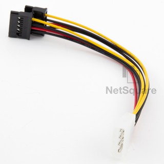 ภาพขนาดย่อของภาพหน้าปกสินค้า4-Pin IDE Molex Male to Dual SATA 15-Pin Y Splitter Female HDD Power Adapter Cable สาย จากร้าน tewichtete31 บน Shopee ภาพที่ 7