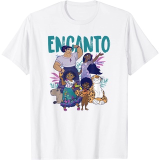 เสื้อยืดวินเทจเสื้อยืด พิมพ์ลายโลโก้ Disney Encanto Group Shot พรีเมี่ยม แฟชั่นสําหรับเด็กผู้ชาย และเด็กผู้หญิง อายุ 1-1