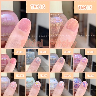 🌸 สีใหม่ 🌸 TM4 🌸 ยาทาเล็บกึ่งเจล Two Moons แห้งไว ไม่ต้องอบ ขวดใหญ่ ขนาด 10 ML.