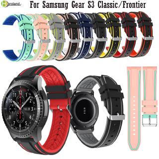 ภาพขนาดย่อของสินค้าสายนาฬิกาข้อมือ 22 มมสําหรับ samsung gear s3 classic/frontier